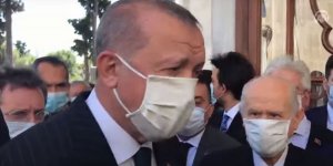 Erdoğan ve Bahçeli Fatih Sultan Mehmet Han'ın türbesini ziyaret etti