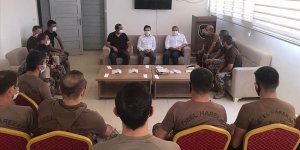 Soylu, Afrin'deki güvenlik görevlilerinin bayramını kutladı!