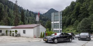 Cumhurbaşkanı Erdoğan Ayder Yaylası'nda incelemelerde bulundu