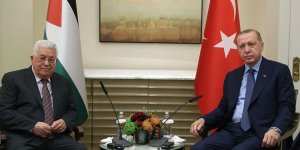Cumhurbaşkanı Erdoğan, Filistin Devlet Başkanı Mahmud Abbas ile telefonda görüştü