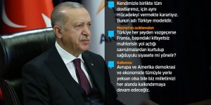 Cumhurbaşkanı Erdoğan: Ülkemiz için doğrusu, hayırlısı, iyisi neyse onu yapmaya devam edeceğiz