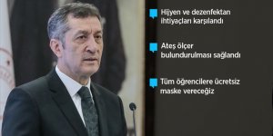 Milli Eğitim Bakanı Selçuk, okullarda yüz yüze eğitim hazırlıklarını açıkladı