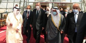 Cumhurbaşkanı Erdoğan taziye için Kuveyt'i ziyaret etti