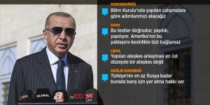Cumhurbaşkanı Erdoğan: (Kovid-19) Toplu mekanlardan ciddi manada kaçınmak gerekiyor