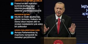 Cumhurbaşkanı Erdoğan: Buradan milletime sesleniyorum, Fransız mallarını asla satın almayın