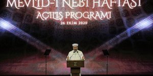 Diyanet İşleri Başkanı Erbaş Mevlid-i Nebi Haftası Açılış Programı'nda konuştu