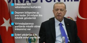Cumhurbaşkanı Erdoğan: Yurtlarımızda aileleri misafir edecek imkanlarımız var