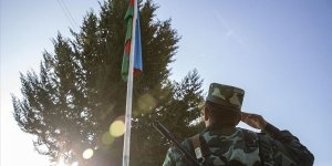 Ermenistan işgalinden kurtarılan Zengilan kentindeki karakollara bayrak çekildi