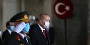 Cumhurbaşkanı Erdoğan Atatürk'ün ebediyete intikalinin 82'nci yılında Anıtkabir'de düzenlenen törene katıldı