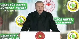 Erdoğan: Hedefimiz 2023 yılı sonuna kadar 7 milyar fidanın toprakla buluşmasını sağlamak