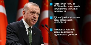 Cumhurbaşkanı Erdoğan Kovid-19'a ilişkin yeni tedbirleri açıkladı!
