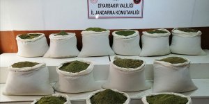 Lice ilçesi kırsalında 1 ton 16 kilogram esrar ele geçirildi
