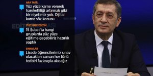 Milli Eğitim Bakanı Selçuk: Kovid-19 aşısı eğitimi yüz yüze yapmamızın önünü açacak