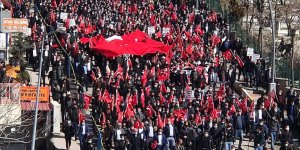 Şırnak'ta Gara şehitleri için PKK'ya tepki yürüyüşü düzenlendi