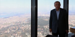 Cumhurbaşkanı Erdoğan Çamlıca Kulesi'nde incelemelerde bulundu