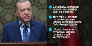 Erdoğan: En küçük bir gevşeklik gösterdiğimiz gün Sevr'den beter dayatmalarla karşımıza çıkacaklar