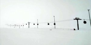 Erciyes'te kar kalınlığı 130 santimetre ölçüldü!