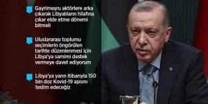Erdoğan: Libya'ya verdiğimiz destek yeni katliamların önüne geçmiştir