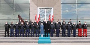 Cumhurbaşkanı Erdoğan pilotlarla bir araya geldi