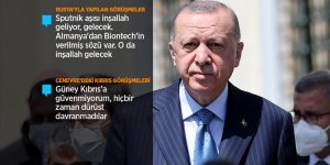 Cumhurbaşkanı Erdoğan: Aşı tedariğinde ben herhangi bir sıkıntı yaşayacağımızı kabul etmiyorum