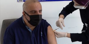 Başkentte muhtarlara Kovid-19 aşısı yapılmaya başlandı