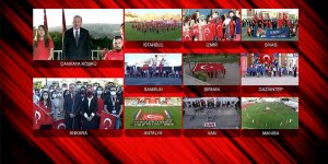 Cumhurbaşkanı Erdoğan tüm yurtta saat 19.19'da okunan İstiklal Marşı'na eşlik etti