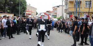 Şehit polis memuru Ercan Yangöz son yolculuğuna uğurlandı