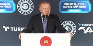Cumhurbaşkanı Erdoğan Türksat 5A Uydusu'nu hizmete aldı