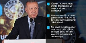 Cumhurbaşkanı Erdoğan Türksat 5A Uydusu'nu hizmete aldı