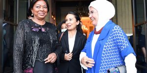 Emine Erdoğan, Angola Cumhurbaşkanının eşini misafir etti