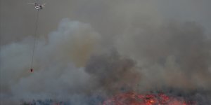 Muğla'da devam eden 3 yangına havadan ve karadan müdahalede bulunuluyor