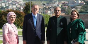 Cumhurbaşkanı Erdoğan, Pakistan Cumhurbaşkanı Alvi ile görüştü