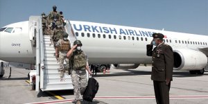 Afganistan'dan tahliye edilen ikinci TSK kafilesi, askeri yetkililer tarafından karşılandı