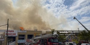 Ankara OSTİM OSB'de yangın çıktı!