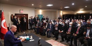 Cumhurbaşkanı Erdoğan, ABD'deki Müslüman toplumunun önde gelen temsilcilerini kabul etti
