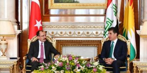 Ticaret Bakanı Muş, Erbil'de IKBY Başkanı Barzani ile görüştü