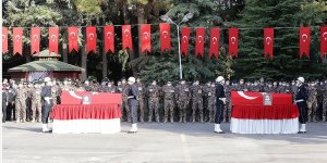 Fırat Kalkanı Harekatı şehitleri son yolculuklarına uğurlanıyor