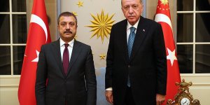 Cumhurbaşkanı Erdoğan, TCMB Başkanı Kavcıoğlu'nu kabul etti