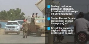 Sudan'da ordu birlikleri Başbakan Hamduk ve koalisyon hükümeti ortağı partilerin liderlerini gözaltına aldı