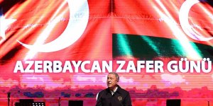 Milli Savunma Bakanı Akar ve TSK komuta kademesi Azerbaycan'da 8 Kasım Zafer Günü kutlamalarına katıldı