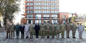 Aliyev, Milli Savunma Bakanı Akar ve TSK komuta kademesini kabul etti
