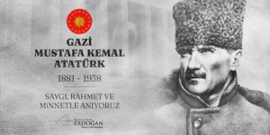 Cumhurbaşkanı Erdoğan, Atatürk'ü saat 09.05'te paylaştığı mesajla andı