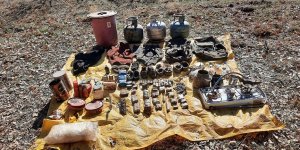 Tunceli’de teröristlerin kullandığı 8 sığınak ve mağara imha edildi