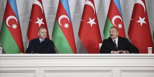 Cumhurbaşkanı Erdoğan helikopter kazası şehitleri için Aliyev'e başsağlığı diledi