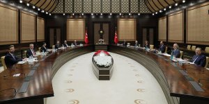 Cumhurbaşkanı Erdoğan, Cumhurbaşkanlığı Politika Kurulu başkanvekilleriyle toplantı yaptı