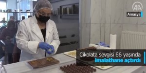 Çikolata sevgisi 66 yaşında imalathane açtırdı!