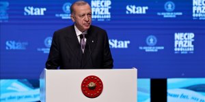 Cumhurbaşkanı Erdoğan: Necip Fazıl Ödülleri fikir ve sanat dünyamızın zorbalarına karşı açılmış bir bayraktır