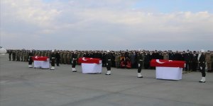 Akçakale sınır hattında şehit olan askerler törenle memleketlerine uğurlandı