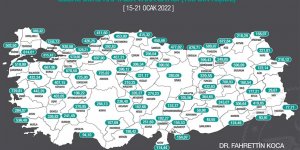 Kovid-19 vaka sayısı İstanbul'da 1245,73, İzmir'de 729,81, Ankara'da 725.62 oldu