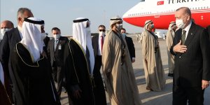 Cumhurbaşkanı Erdoğan Birleşik Arap Emirlikleri'ne geldi